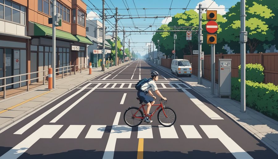 遮断踏切立入り のイメージイラスト
