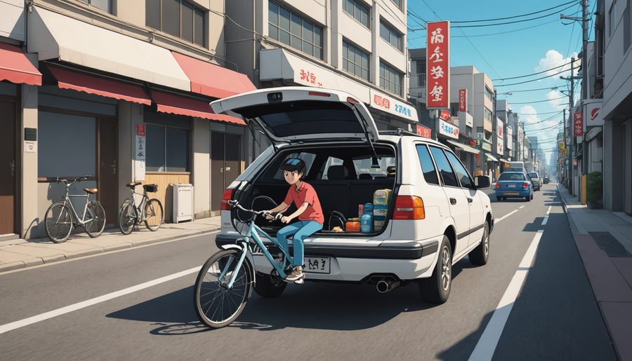 車間距離不保持 のイメージイラスト