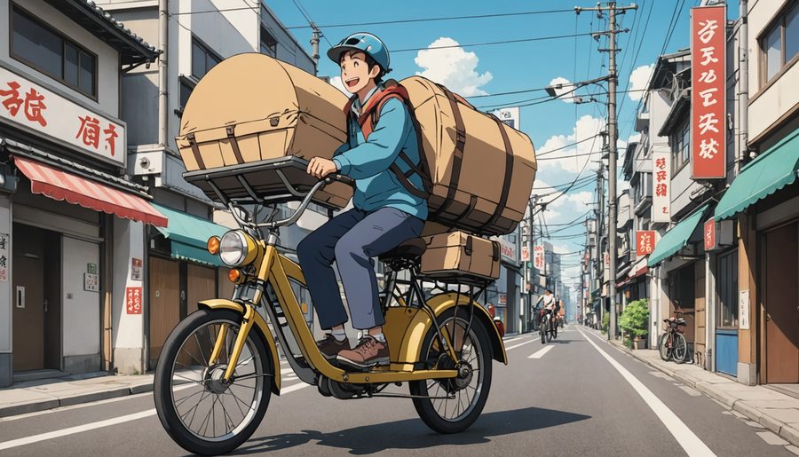 乗車積載方法違反 のイメージイラスト
