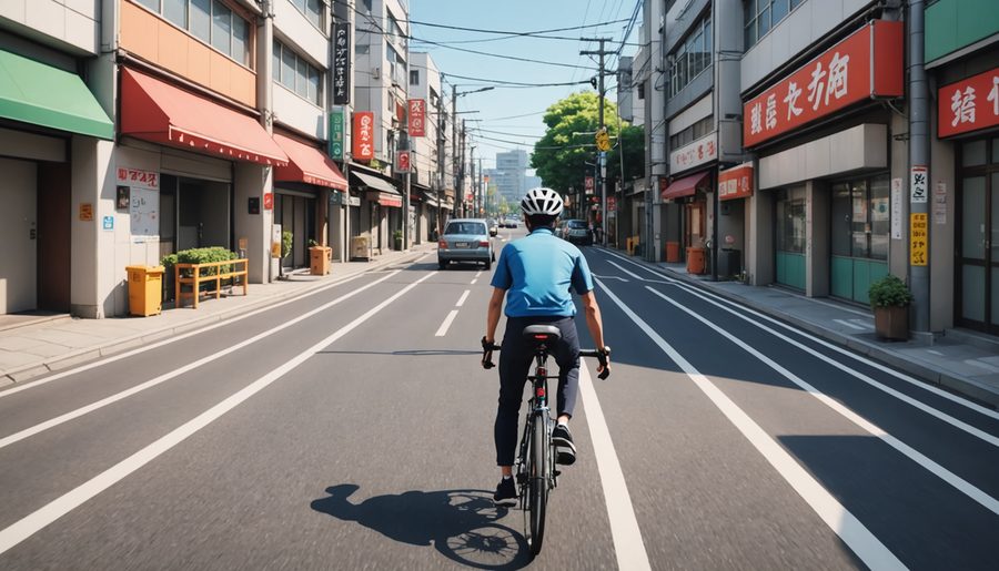 道路外出右左折方法違反 のイメージイラスト