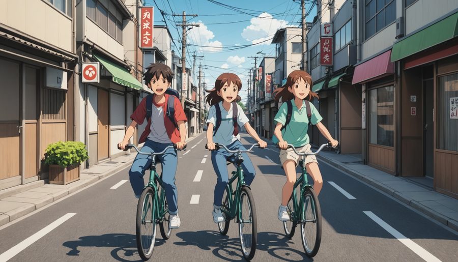 軽車両乗車積載制限違反 のイメージイラスト