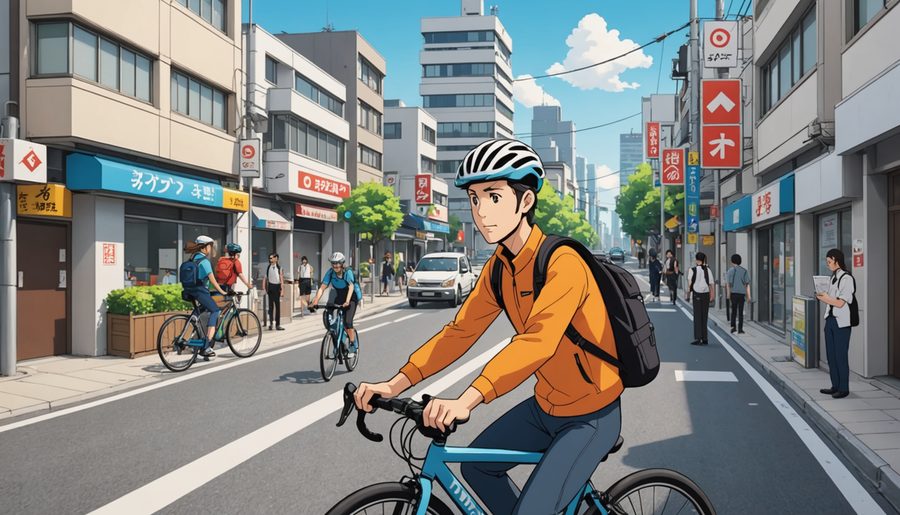 自転車運転者講習受講命令違反 のイメージイラスト